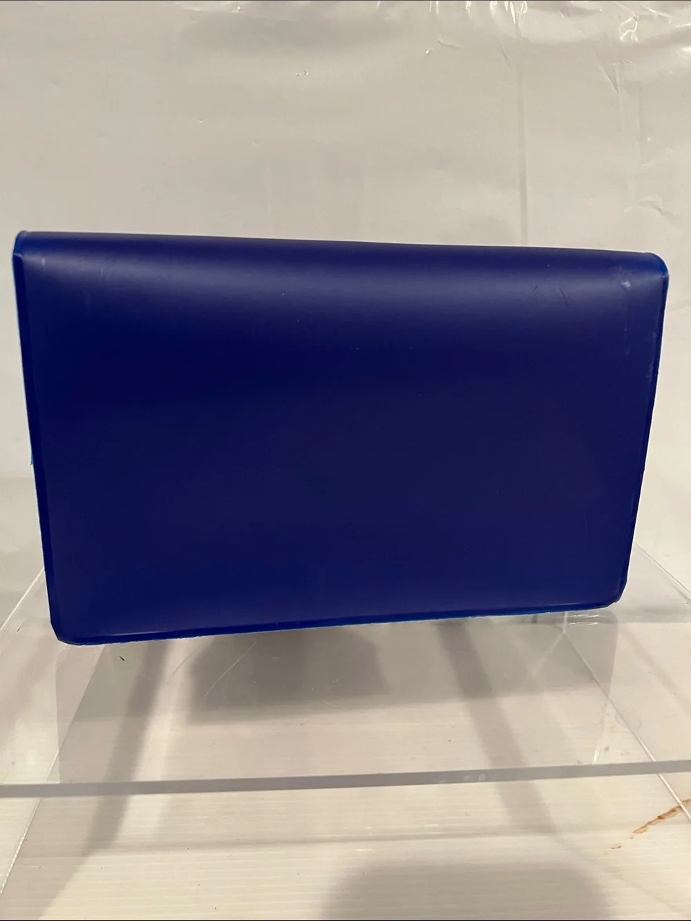 Augustinus Bader Royal Blue Silicone Cosmetic Clutch